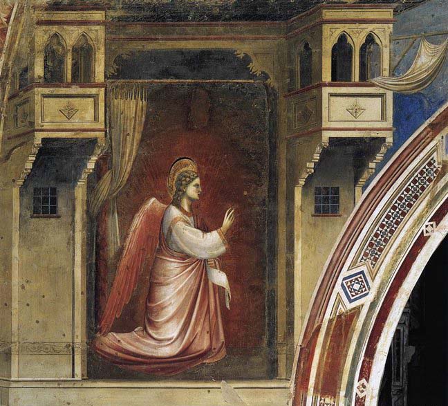 GIOTTO di Bondone The Angel Gabriel Sent by God